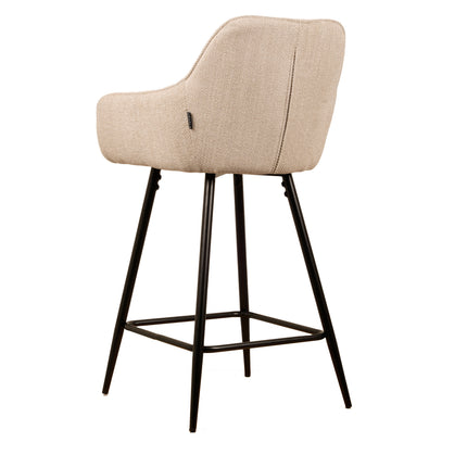 Rose Barhocker – Beige – Geflecht
