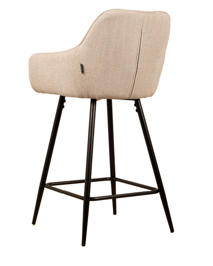 Tabouret de Bar Rose - Beige - Tissage