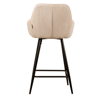 Rose Barhocker – Beige – Geflecht
