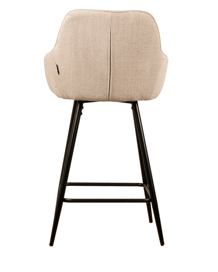 Tabouret de Bar Rose - Beige - Tissage