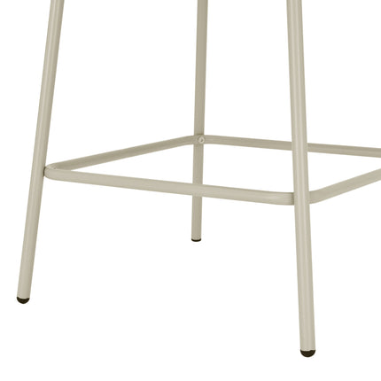 Chaise de bar Ruby - Chenille beige