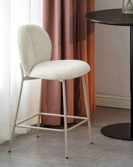 Ruby Barstoel - Beige Chenille