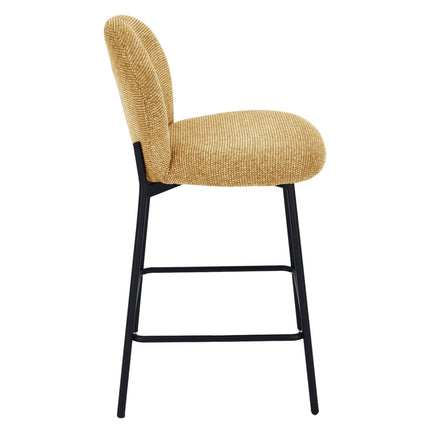 Barhocker Ruby – Gelbes Chenille