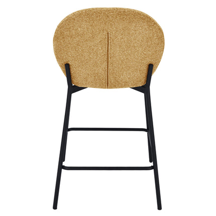 Barhocker Ruby – Gelbes Chenille