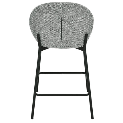 Barhocker Ruby – Graues Chenille