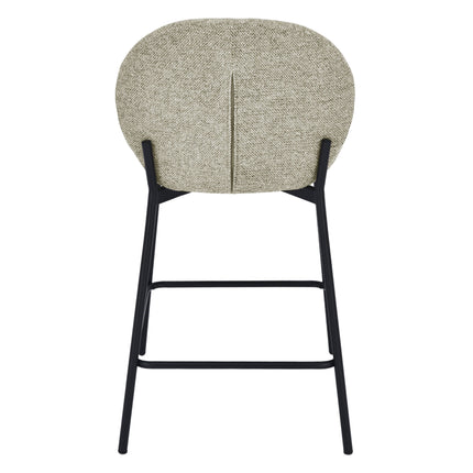 Chaise de bar Ruby - Chenille taupe