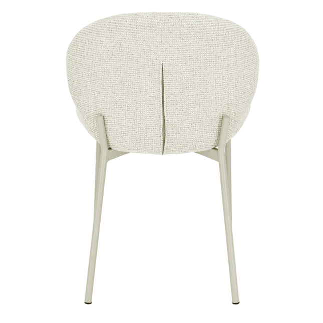 Ruby Eetkamerstoel - Beige Chenille