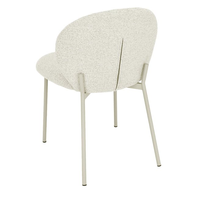 Ruby Eetkamerstoel - Beige Chenille