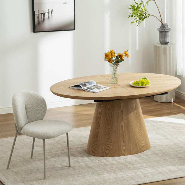 Ruby Eetkamerstoel - Beige Chenille