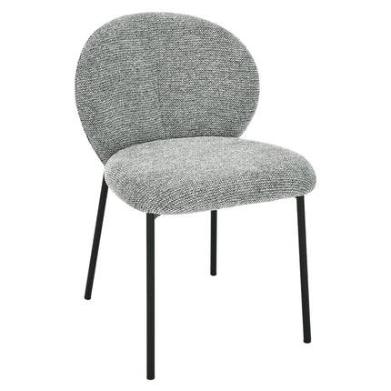 Esszimmerstuhl Ruby – Graues Chenille