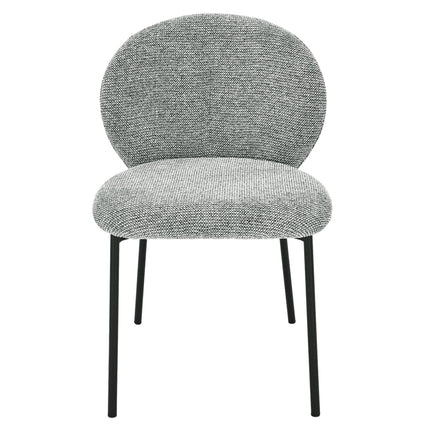 Esszimmerstuhl Ruby – Graues Chenille