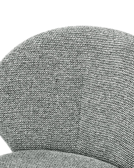 Ruby Eetkamerstoel - Grijs Chenille