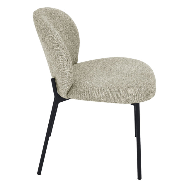 Ruby Eetkamerstoel - Taupe Chenille