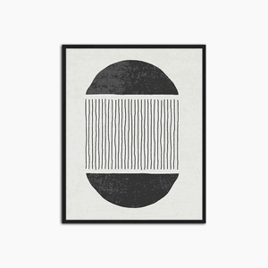 Abstract in Between - Print Muurdecoratie