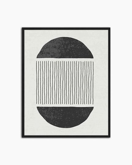 Abstract in Between - Print Muurdecoratie