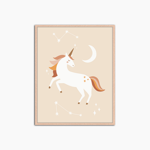 I Love Unicorns - Print Muurdecoratie