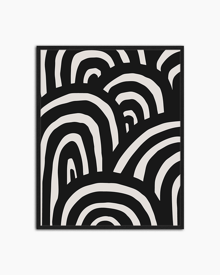 Résumé minimal du milieu du siècle - Décoration murale imprimée