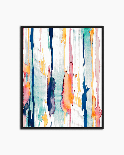 Abstrakt in Aquarell - Wanddekoration drucken