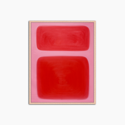 Abstract Pinky Red - Décoration murale imprimée