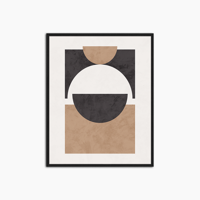 Organic Abstract Composition - Print Muurdecoratie