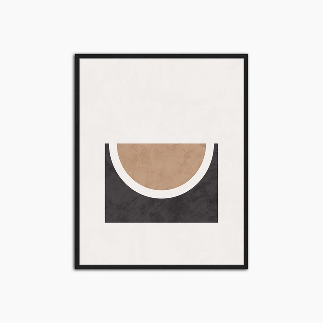 Organic Abstract Composition - Print Muurdecoratie