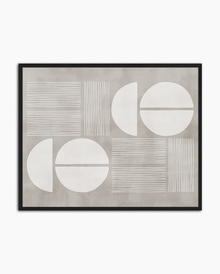 Geometric Abstract - Print Muurdecoratie