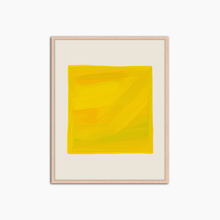 Das gelbe Quadrat – Wanddekoration