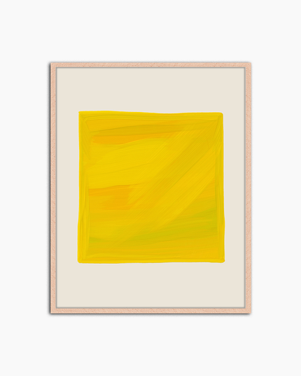 The Yellow Square - Print Muurdecoratie