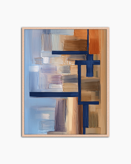 Surrealistic Abstract Art - Print Muurdecoratie