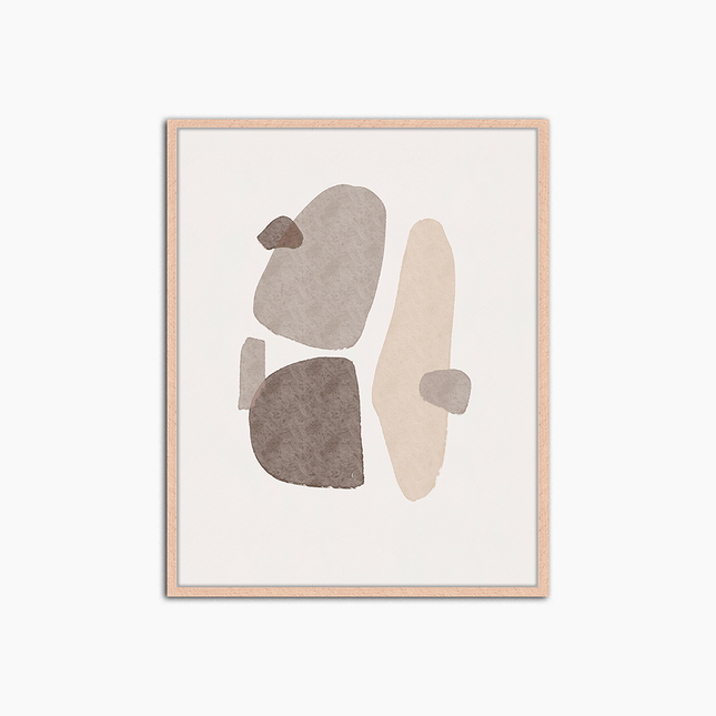 Soft Abstract - Print Muurdecoratie