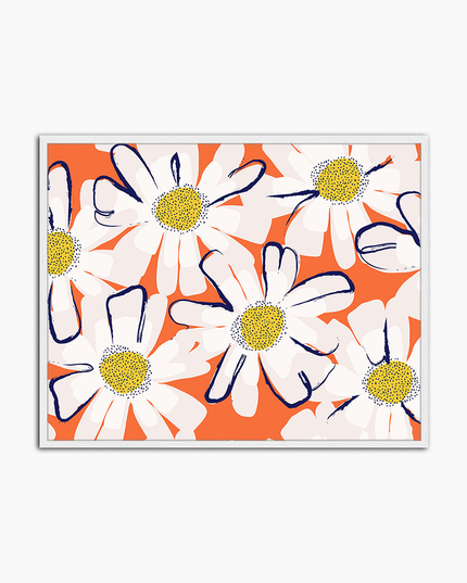 Flowers - Print Muurdecoratie