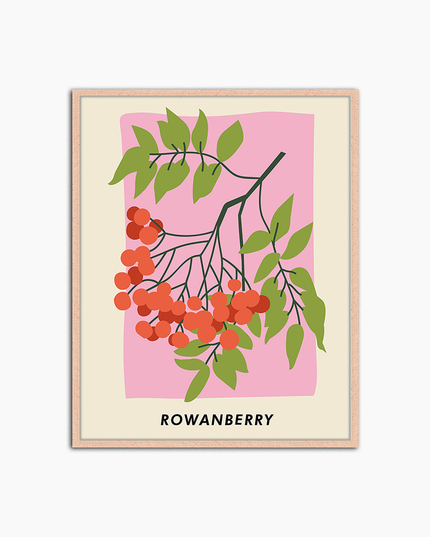 Rowanberry - Print Muurdecoratie