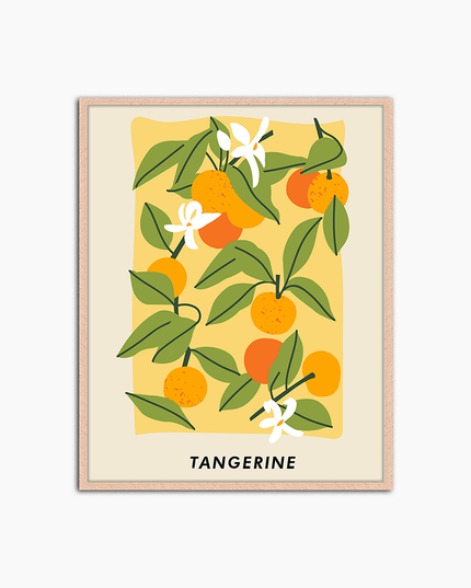 Tangerine - Print Muurdecoratie