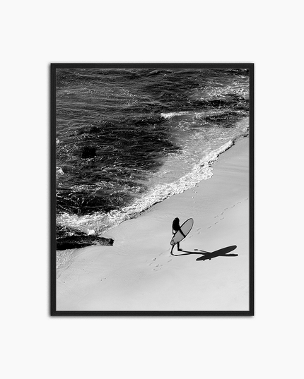 Surf Walking - Print Muurdecoratie