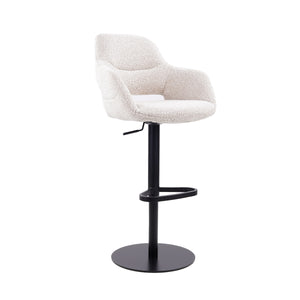 Tabouret de bar Alex - Chenille Beige