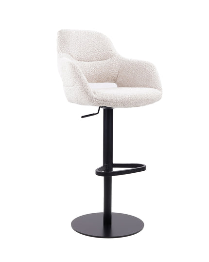 Tabouret de bar Alex - Chenille Beige