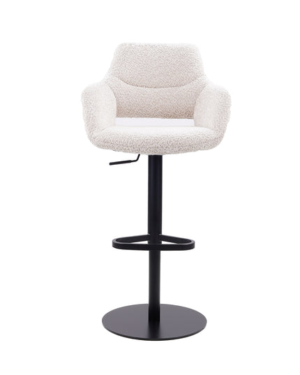 Tabouret de bar Alex - Chenille Beige