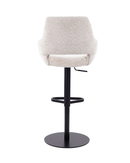 Tabouret de bar Alex - Chenille Beige