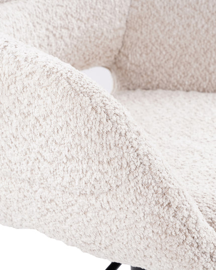 Tabouret de bar Alex - Chenille Beige