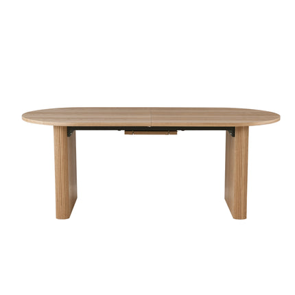 Eettafel Maya - Naturel Fineer - Uitschuifbaar 200-240cm