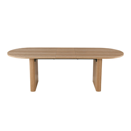 Eettafel Maya - Naturel Fineer - Uitschuifbaar 200-240cm