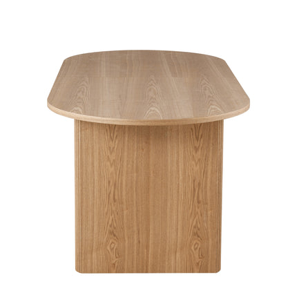 Eettafel Maya - Naturel Fineer - Uitschuifbaar 200-240cm