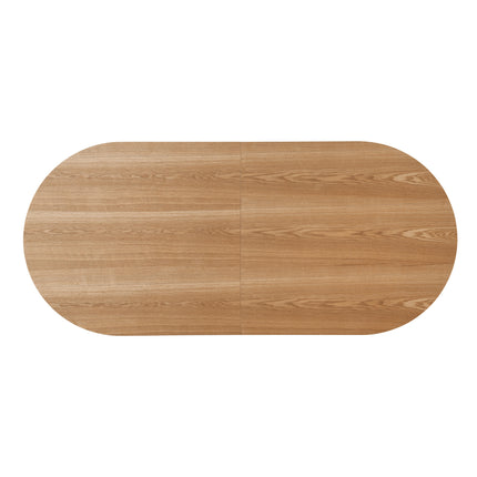 Eettafel Maya - Naturel Fineer - Uitschuifbaar 200-240cm