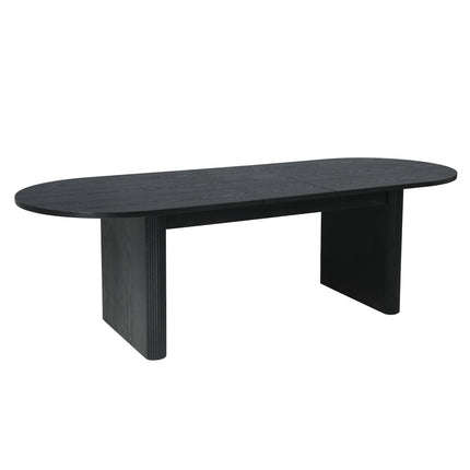 Table à manger Maya - Placage Noir - Extensible 200-240cm