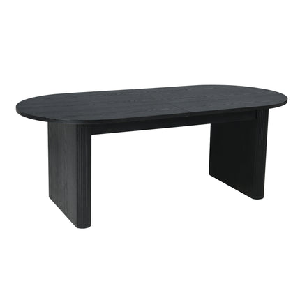 Table à manger Maya - Placage Noir - Extensible 200-240cm