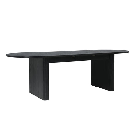 Table à manger Maya - Placage Noir - Extensible 200-240cm