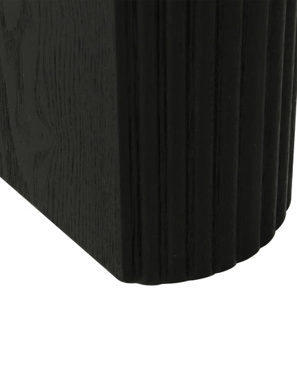 Maya-Esstisch – schwarzes Furnier – ausziehbar von 200–240 cm