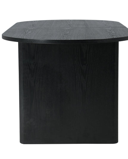 Maya-Esstisch – schwarzes Furnier – ausziehbar von 200–240 cm