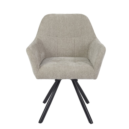 Chaise pivotante Breeze - Beige - Chenille