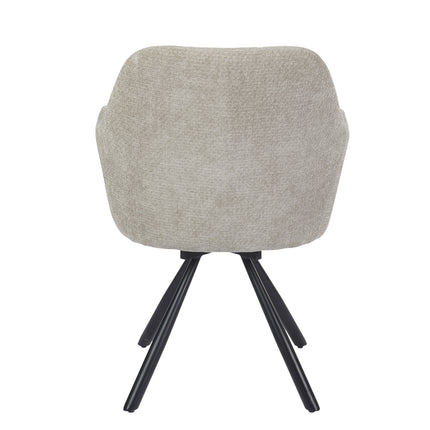 Chaise pivotante Breeze - Beige - Chenille
